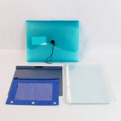 Lot of Office School Supplies Protector Sheets Portfolio Flexible Organizer