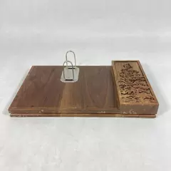 Laser Cut Tree Wood Desktop Calendar Holder 6.25 x 10 inch
