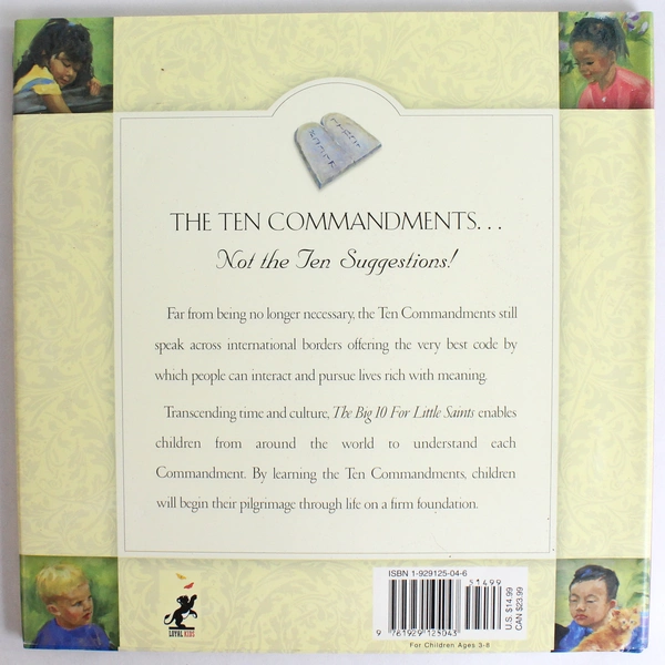 The Big Ten for Little Saints Picture Book For The 10 Commandments 1999