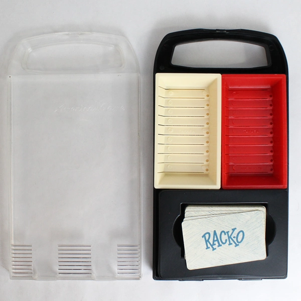 Vintage 1961 Milton Bradley Co. Rack-O Card Game Complete