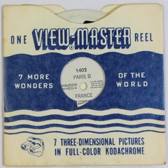 Vintage 1950 Sawyer's View Master 1402 Paris II Reel Wonders of the World