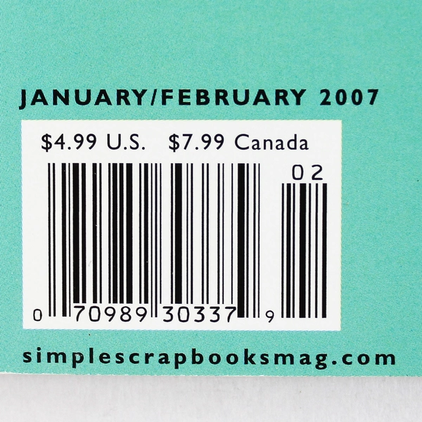 Lot Of 2 Simple Scrapbooks Magazines July/Aug 2005 Jan/Feb 2007
