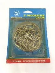 Westinghouse 3 Foot Decorative Chain for Ceiling Fans & Light Fixtures Gold Tone