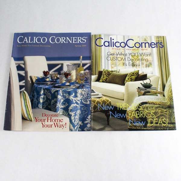 Lot of 2 Calico Corners Publication Custom Decorating Spring 2005 and 2006