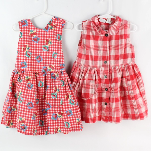 Lot of 4 Pieces Girl's Toddler Dresses Varying Styles All Size 4T