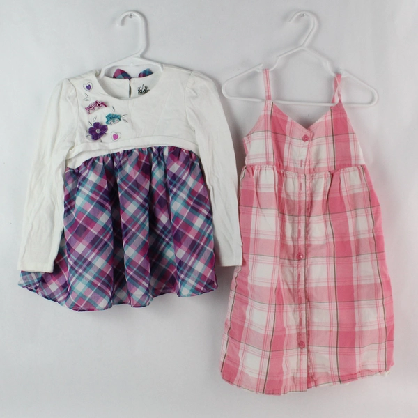 Lot of 4 Pieces Girl's Toddler Dresses Varying Styles All Size 4T