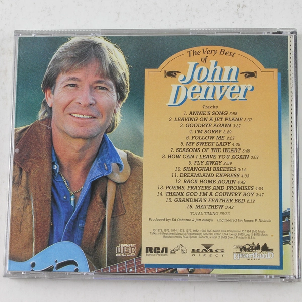 The Very Best Of John Denver 1994 CD RCA BMG Disc 2