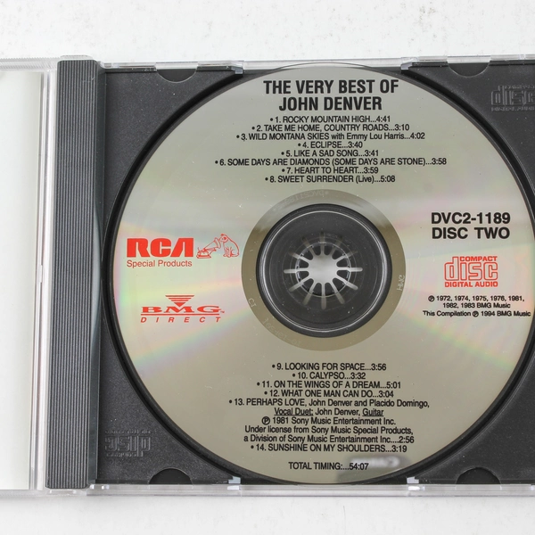 The Very Best Of John Denver 1994 CD RCA BMG Disc 2