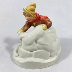 Vintage 1979 Sebastian Miniatures Snow Days Boy Figurine #6262 in Box