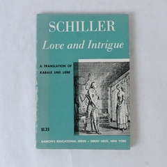 Love and Intrigue Friedrich Schiller 1953 Barron's Educational Series Paperback