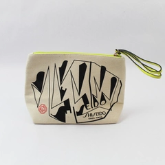 Shiseido Ginza Tokyo Cosmetic Toiletries Makeup Canvas Bag