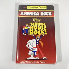 School House Rock America Rock VHS 1995 Buena Vista Clamshell Pre-owned