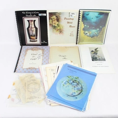 Lot of Porcelain Art Books Clippings and Paper Ephemera