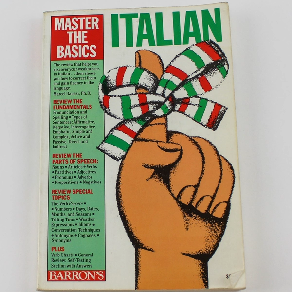 Master the Basics Italian by Marcel Danesi 1987 Paperback Barron's Book