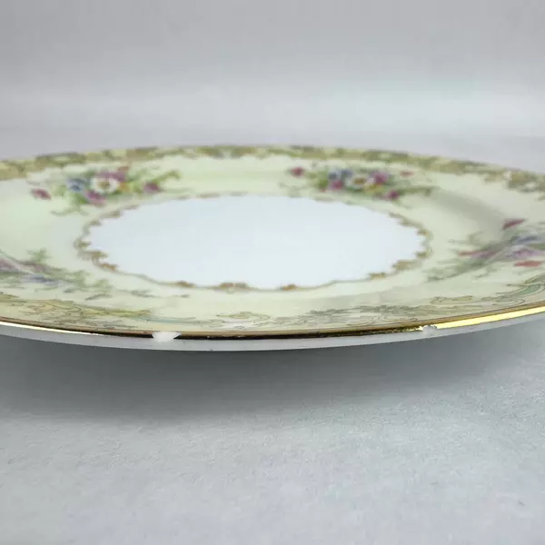 Lot of 5 Japanese Noritake Gramatan Salad Plates With Filigree & Floral Design