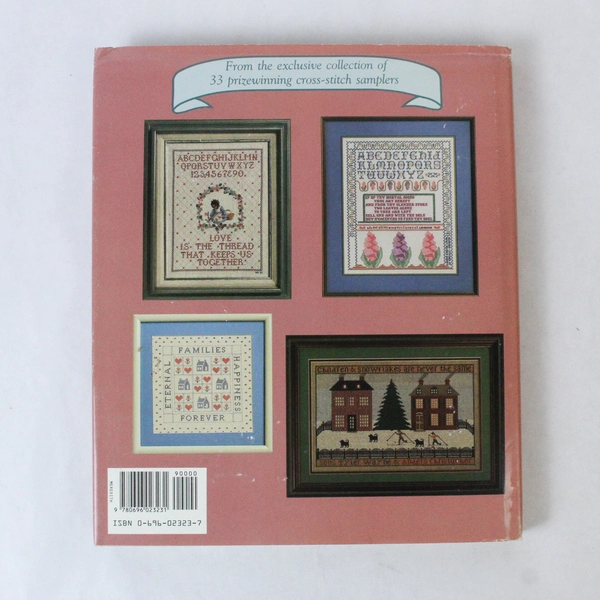 Expressions of Love 1989 Cross Stitch Samplers Book HC Dust Jacket Wear