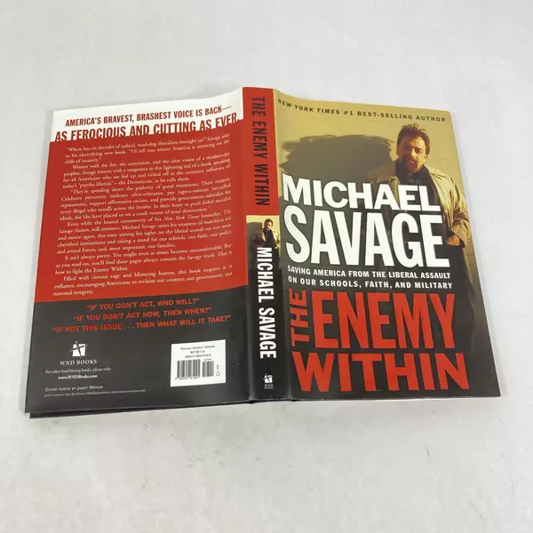 The Enemy Within by Michael Savage 2004 Hardcover Good Condition