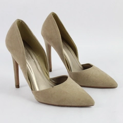 Charlotte Russe Beige Microfiber High Heels Women's Size 7