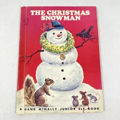The Christmas Snowman by Diane Sherman 1977 Rand McNally Junior Elf Book HC