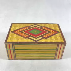 Bamboo Trinket Box From China 4.25 x 2.75 Inch