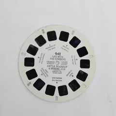 Vintage Sawyer's View Master 942 Life With The Cowboys Cattle Roundup Reel