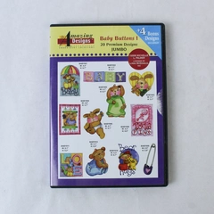 Amazing Designs Baby Buttons I Embroidery CD
