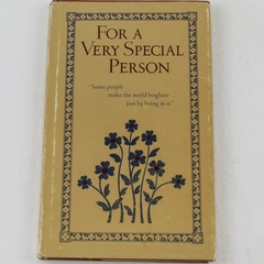 For A Very Special Person Some People Make The World Brighter 1976 Hallmark PB