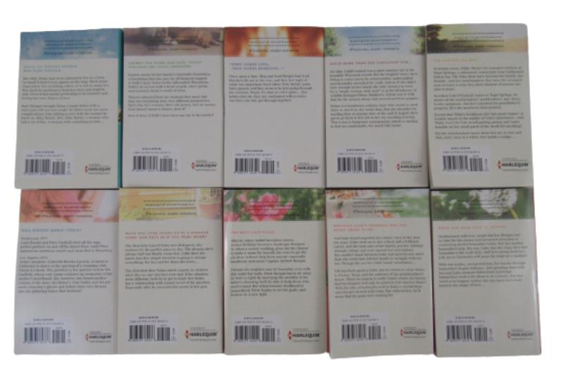 Lot of 10 Harlequin Heartwarming Paperback Novels Various Authors 2011