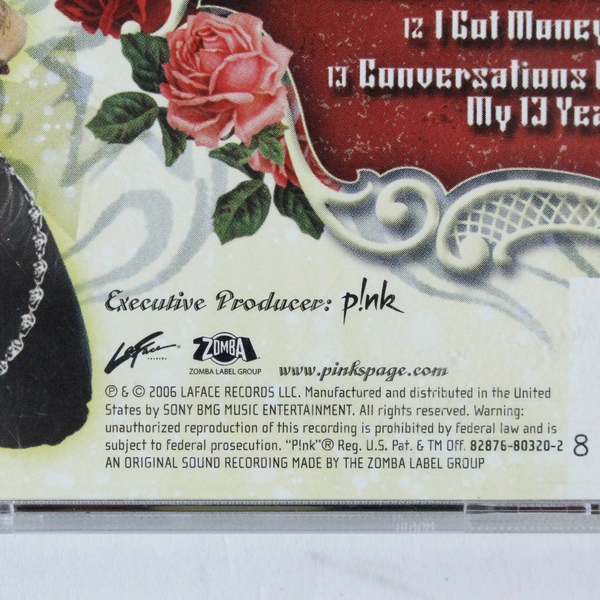I'm Not Dead Pink CD 2006 LaFace Records Funk Rock Soul