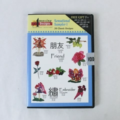 Sensational Sampler 1 Embroidery Designs CD Rom ADCP-1006 