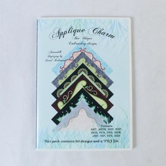 Applique Charm Embroidery Designs CD by Carol Robinson 2012 - 60 Designs