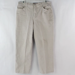 Gloria Vanderbilt Women's Jeans Amanda Beige Straight Leg High Rise Size 10