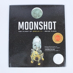 Moonshot The Flight of Apollo 11 by Brian Floca Pre-Owned HC Book