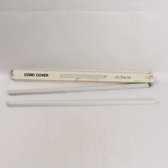 Set of 2 Vintage White Cord Cable Covers Made in Taiwan ROC with Box