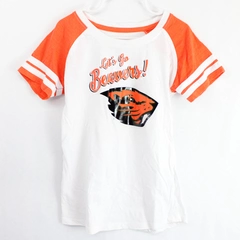 Rivalry Threads Oregon State Beavers Cotton Blend T-Shirt Girls' Size 7-8