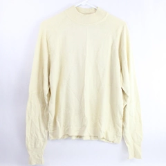 Vintage Nordstrom Cream-Colored Orlon Acrylic Sweater Women's Size Large