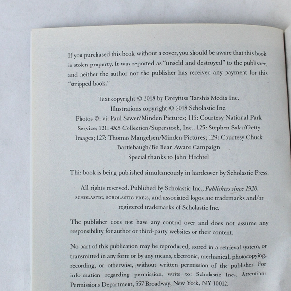 I Survived the Attack of the Grizzlies 1967 Lauren Tarshis 2018 Paperback