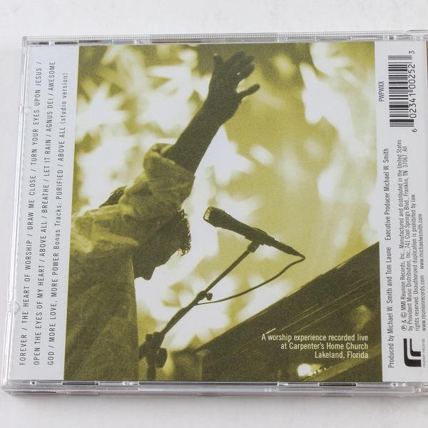 Michael W. Smith Worship CD 2001 Christian Rock Music Good Pre-Owned