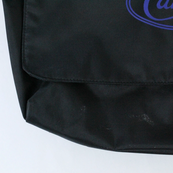 Candie's Tote Bag Canvas Black Handle Snap Closure Adjustable Shoulder Straps