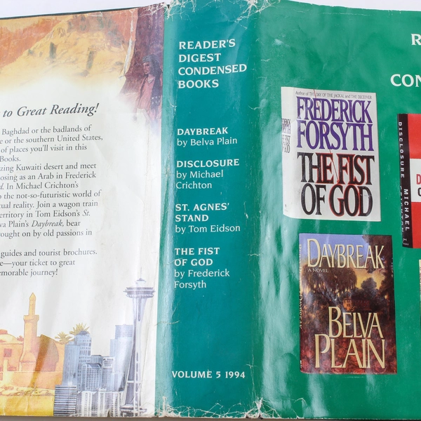 Reader's Digest Condensed Books Volume 5 HC 1994 Daybreak Belva Plain Disclosure