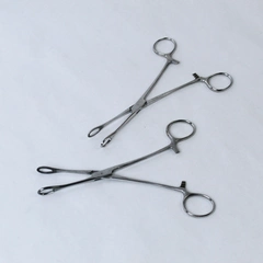 Lot of 2 7 Inch Surgical Penn Tissue Grasping Dressing Forceps