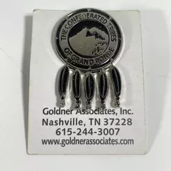 Black and Silver-Tone The Confederated Tribes of Grand Ronde Collectible Pin