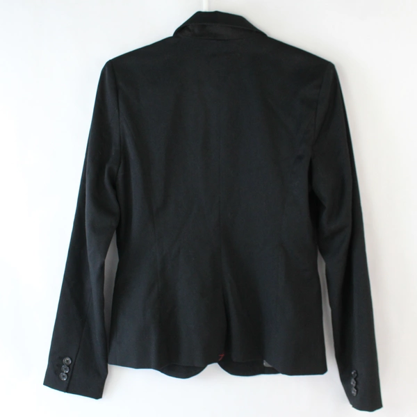 Merona Black Two-Button Closure Blazer Jacket Women's Size 4