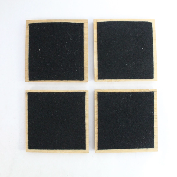 Set of 4 Golden Gate Bridge Coasters San Francisco 4"x4" Good Condition