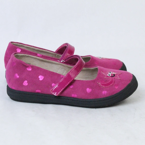 Harper Canyon Girl's Shoes Pink Heart Pattern With Silly Shooting Star Size 12