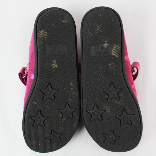Harper Canyon Girl's Shoes Pink Heart Pattern With Silly Shooting Star Size 12