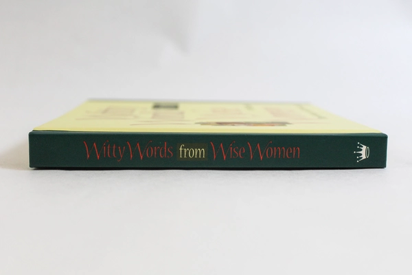 Witty Words from Wise Women by B.J. Gallagher Pre-Owned Book Stains