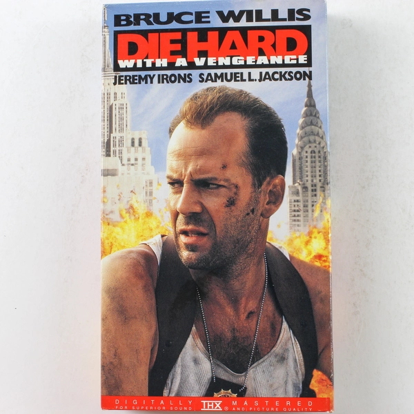 Die Hard With a Vengeance VHS 1995 20th Century Bruce Willis Samuel L Jackson