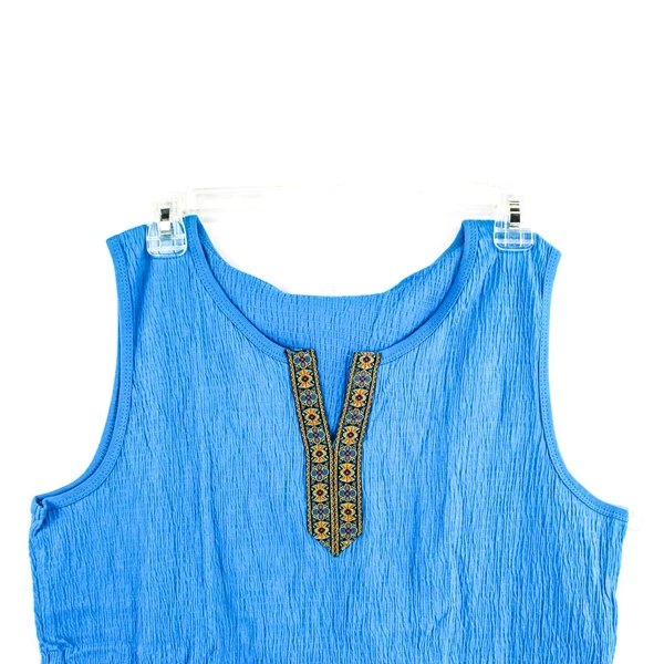 Vintage St. John's Bay Women's Caribbean Blue Tank Top Size XL NWT