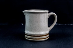 Vintage Suncraft Japan Stoneware Beige Creamer Pitcher